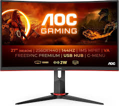 MONITOR AOC CQ27G2U 144HZ SPEAKERS