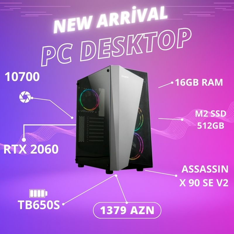 Sistem bloku "Desktop(10700H/16GB/512GB M.2)"